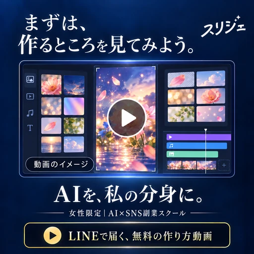 スリジェの広告バナー：まずは、 作るところを見てみよう。